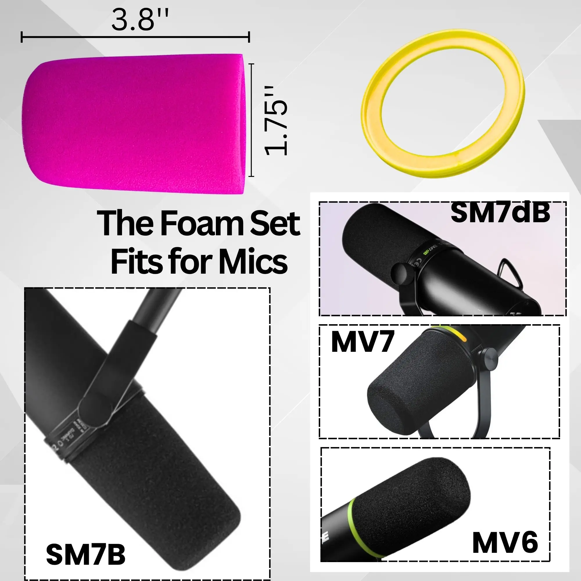 Filtre anti-pop et éponge pour - Shure Mic Sm7B avis et prix